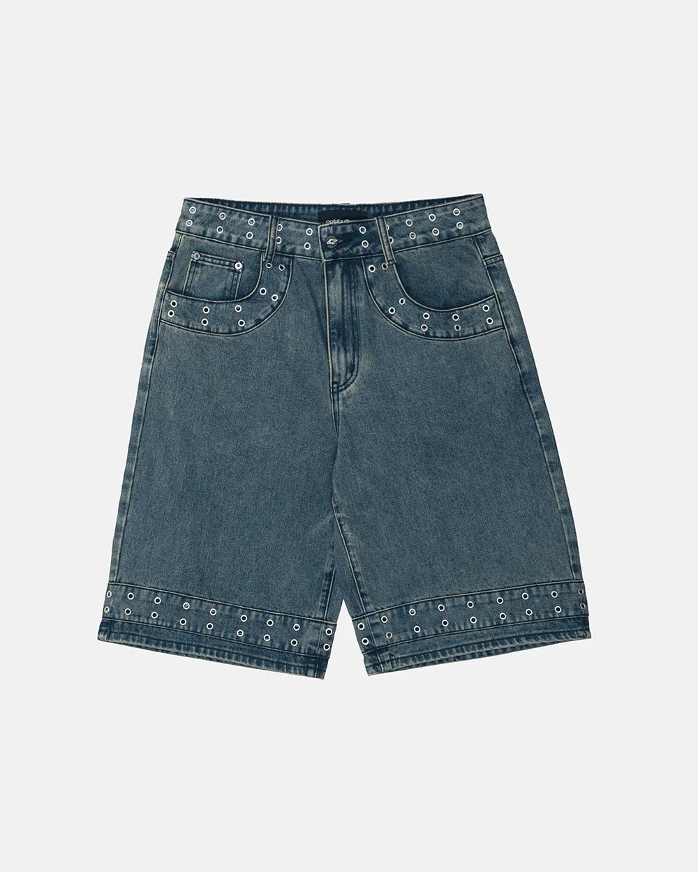 EYELET V2 SHORT DENIM