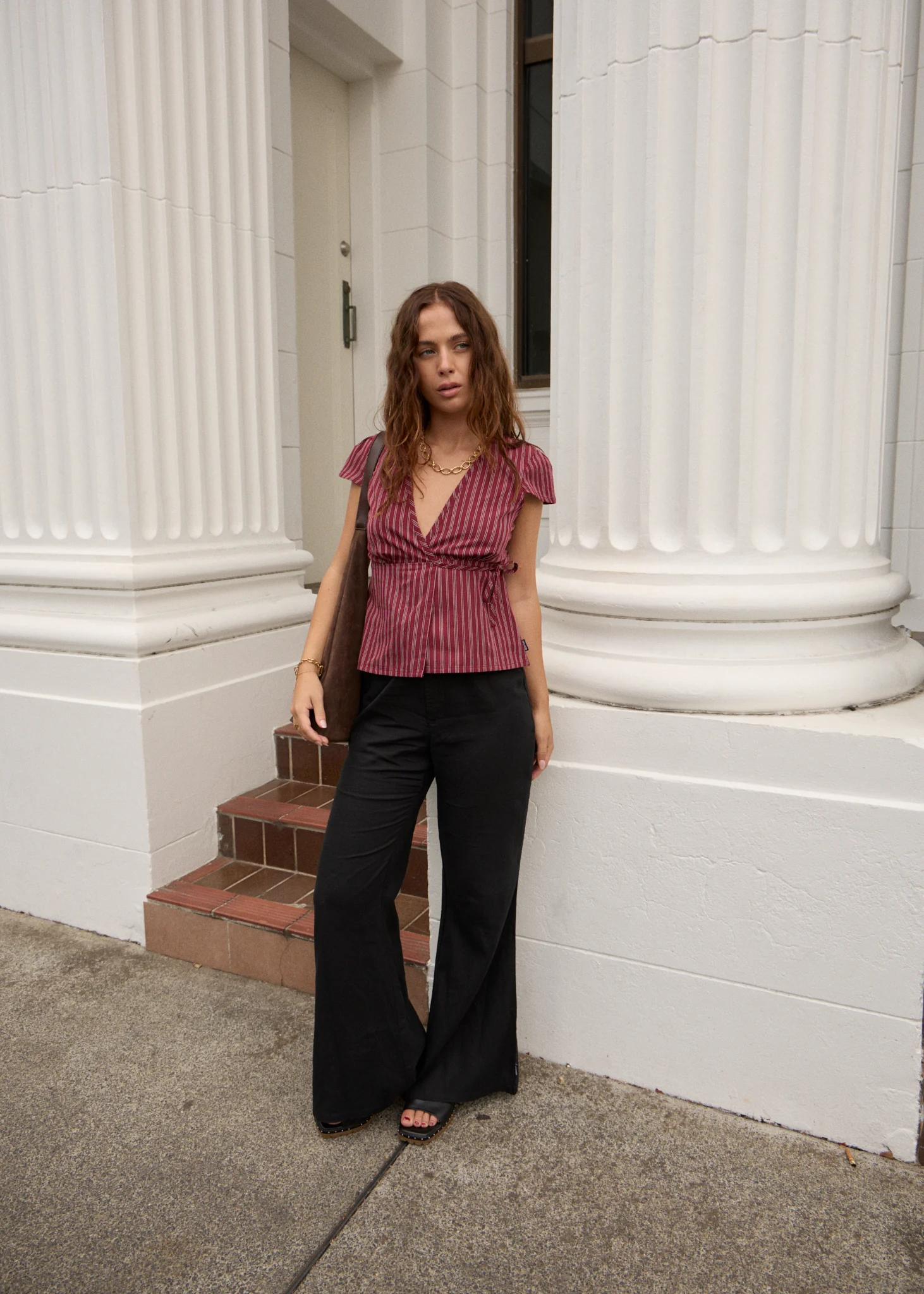 AFENDS Womens Birkin - Flares - Black