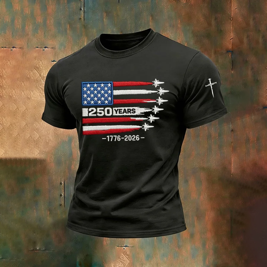 Men's Casual Printed Short-Sleeve T-Shirt