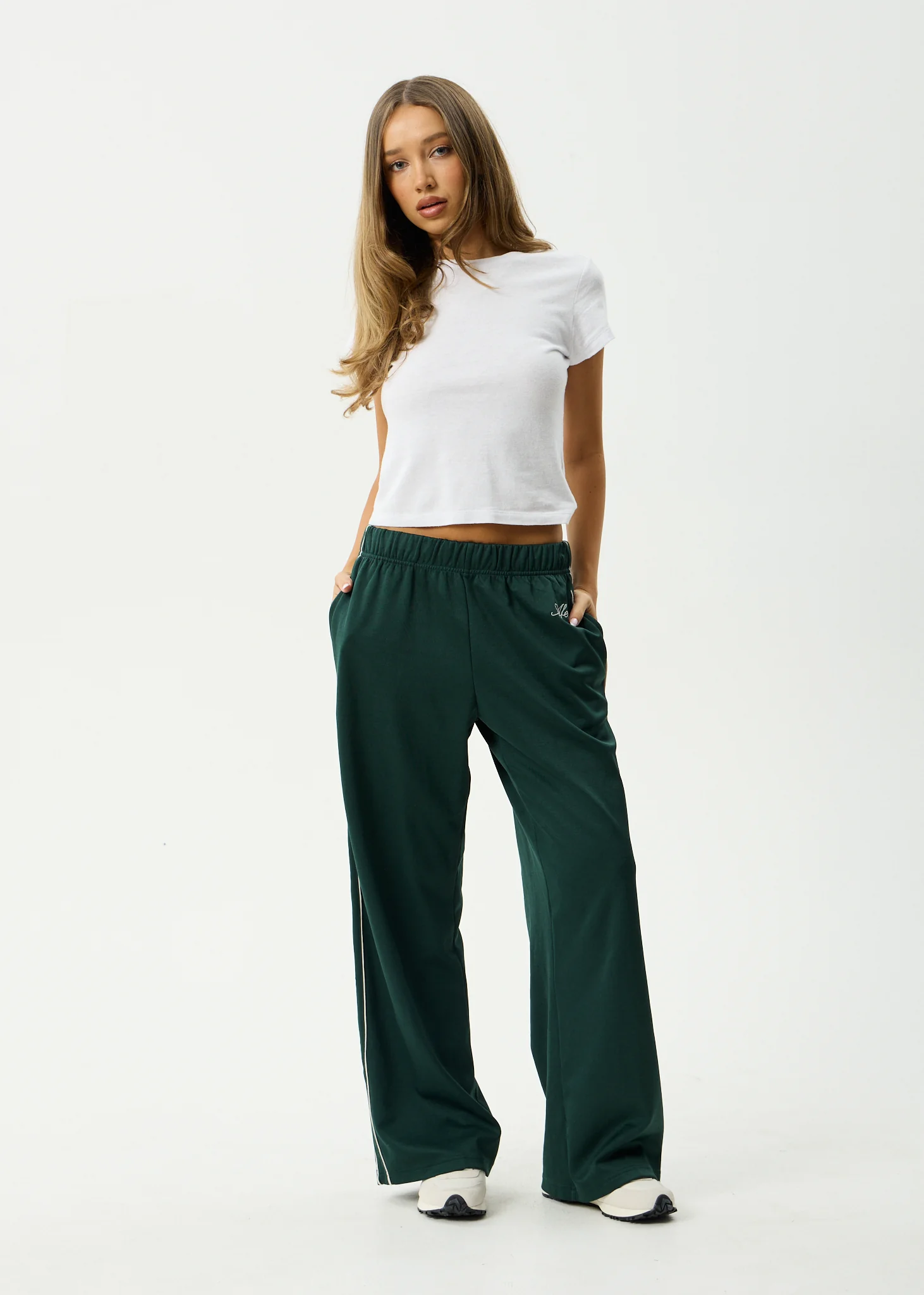 AFENDS Womens Avenue - Track Pant - Pine