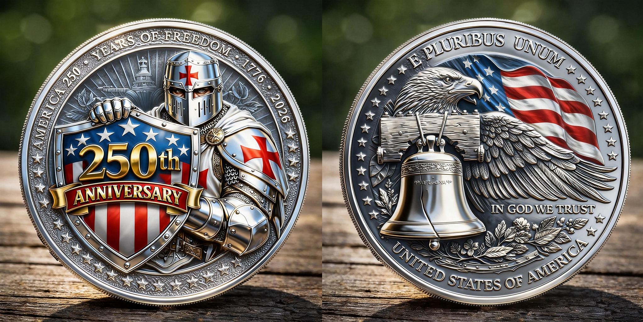 America 250th Anniversary Commemorative Coin (1776–2026)