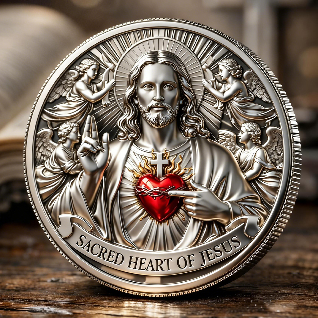 ⚡️Last Day 60% OFF - Sacred Heart of Jesus Commemorative Coin