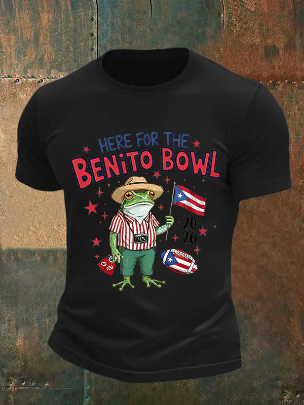 Men's  Benito Bowl Puerto Rico Football T-Shirt