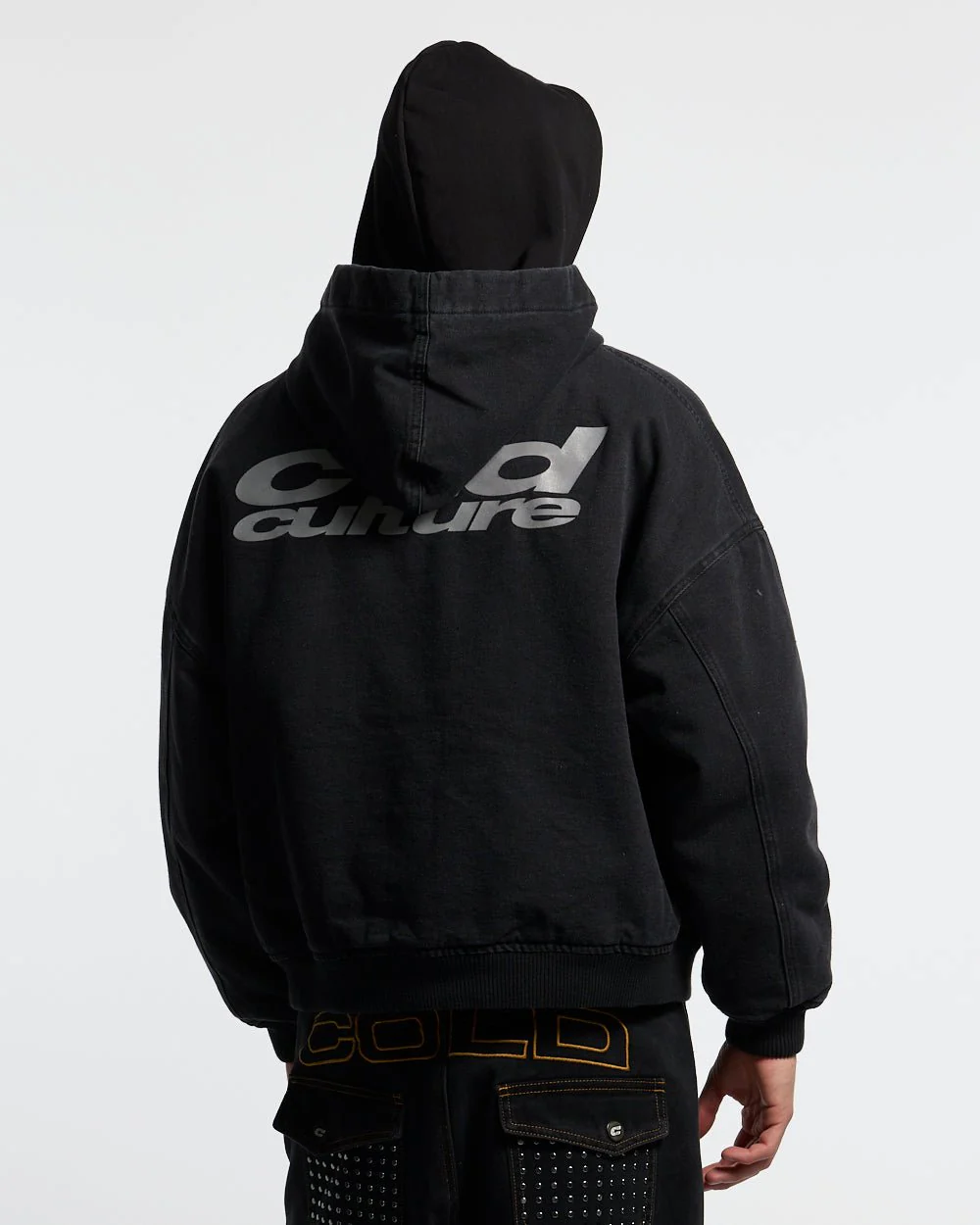 HARPER JACKET FADED BLACK DENIM