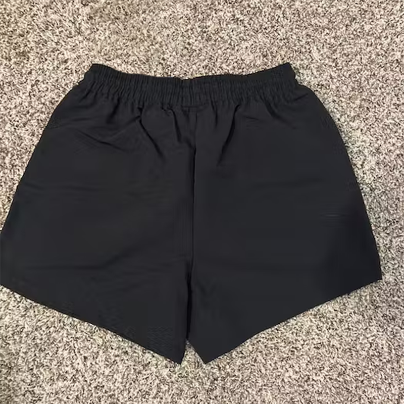 Vintage Palm Angel Graphic Casual Street Mesh Shorts