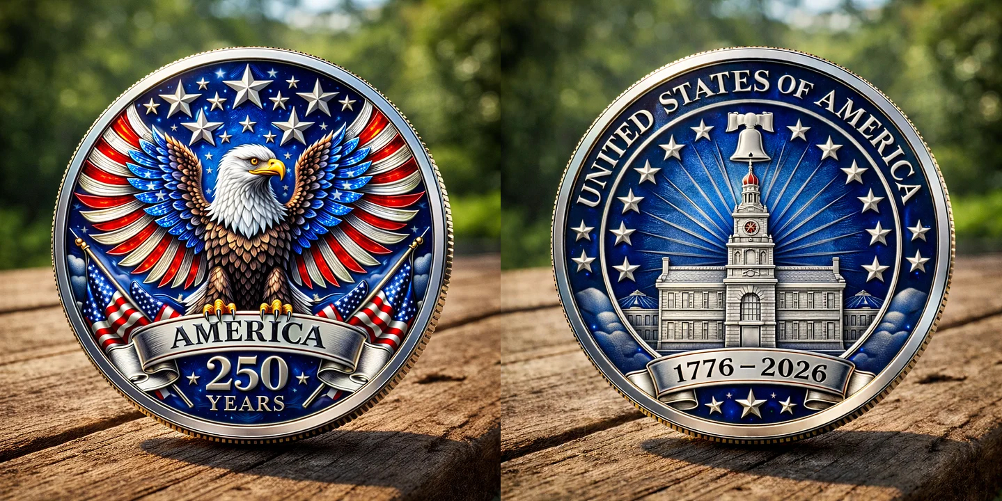 🏆New Year 60% OFF- U.S 250th Anniversary Commemorative Coin