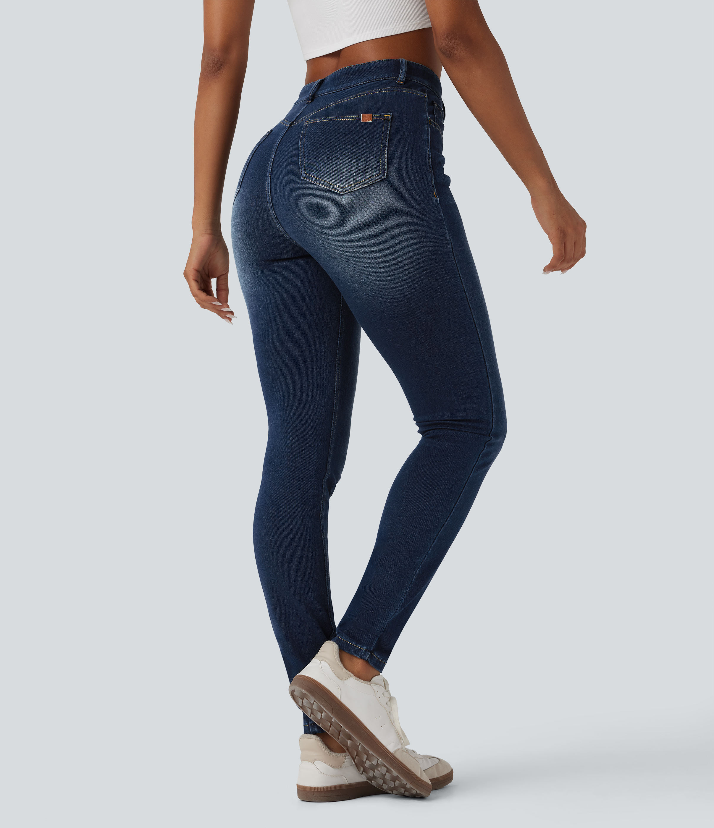 Halara Flex™ High Waisted Casual Skinny Jeans with Pockets