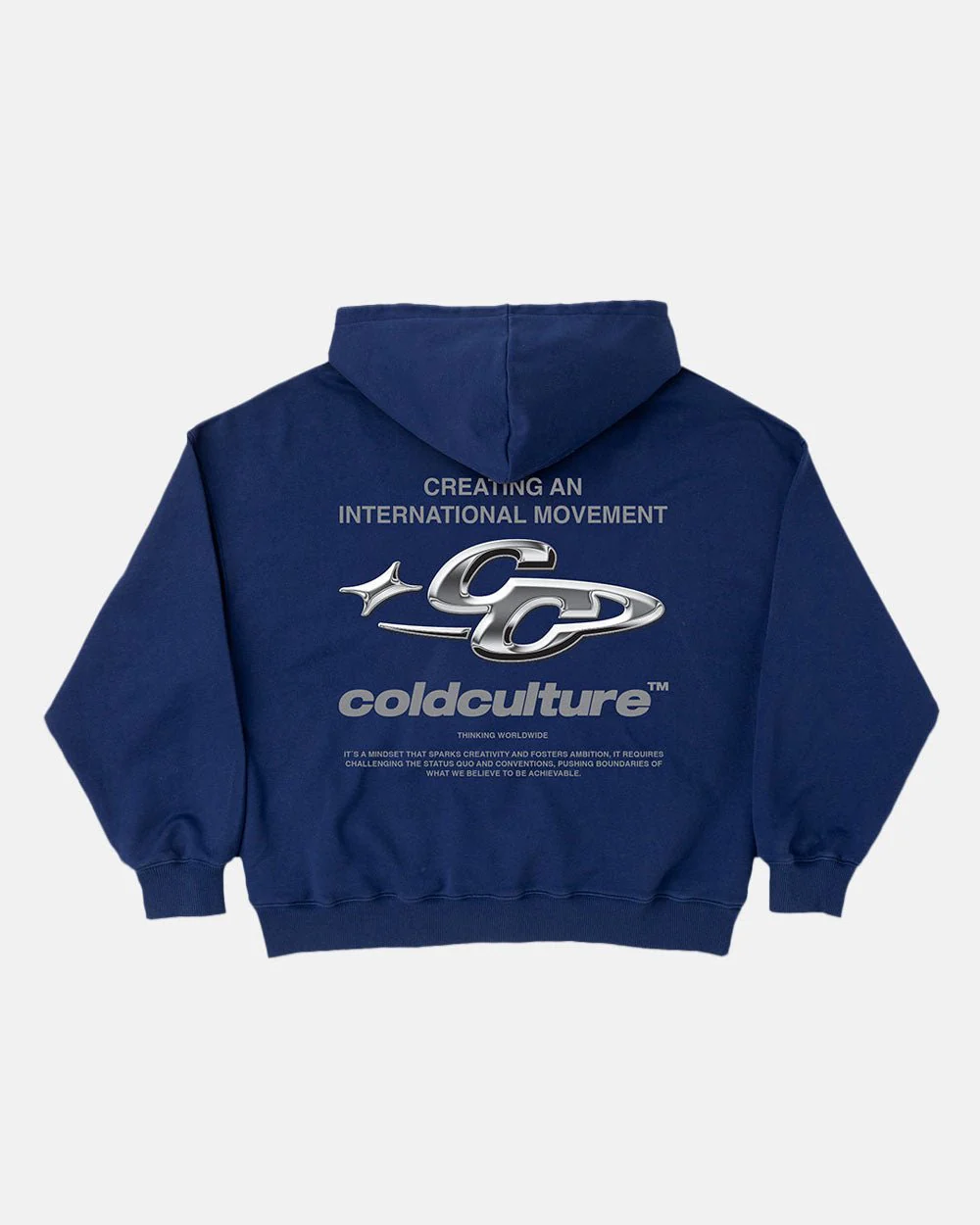 SPARKLY HOODIE COSMIC BLUE