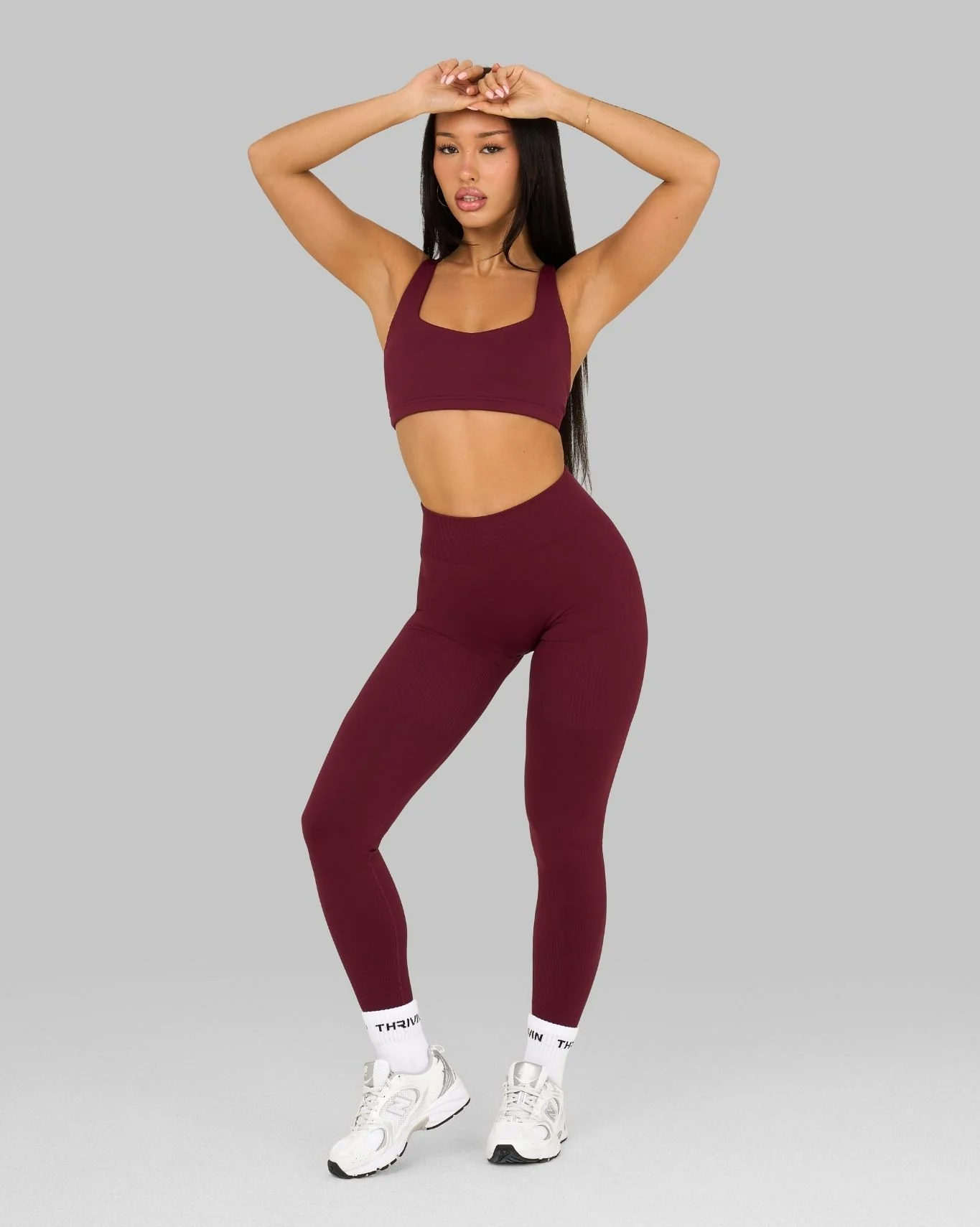 Elevate™ Sculpting Medium Impact Multiway Bra | Cranberry