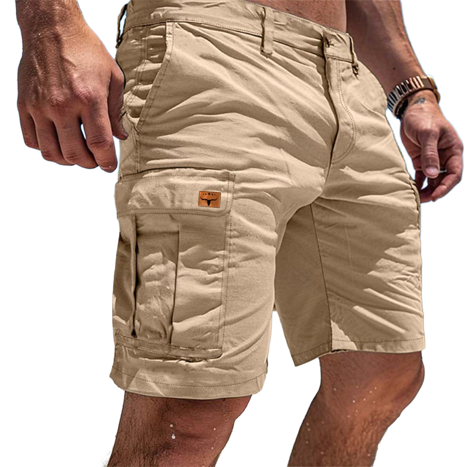 Men's Bermuda shorts Cargo Shorts Shorts Multi Pocket Straight Leg