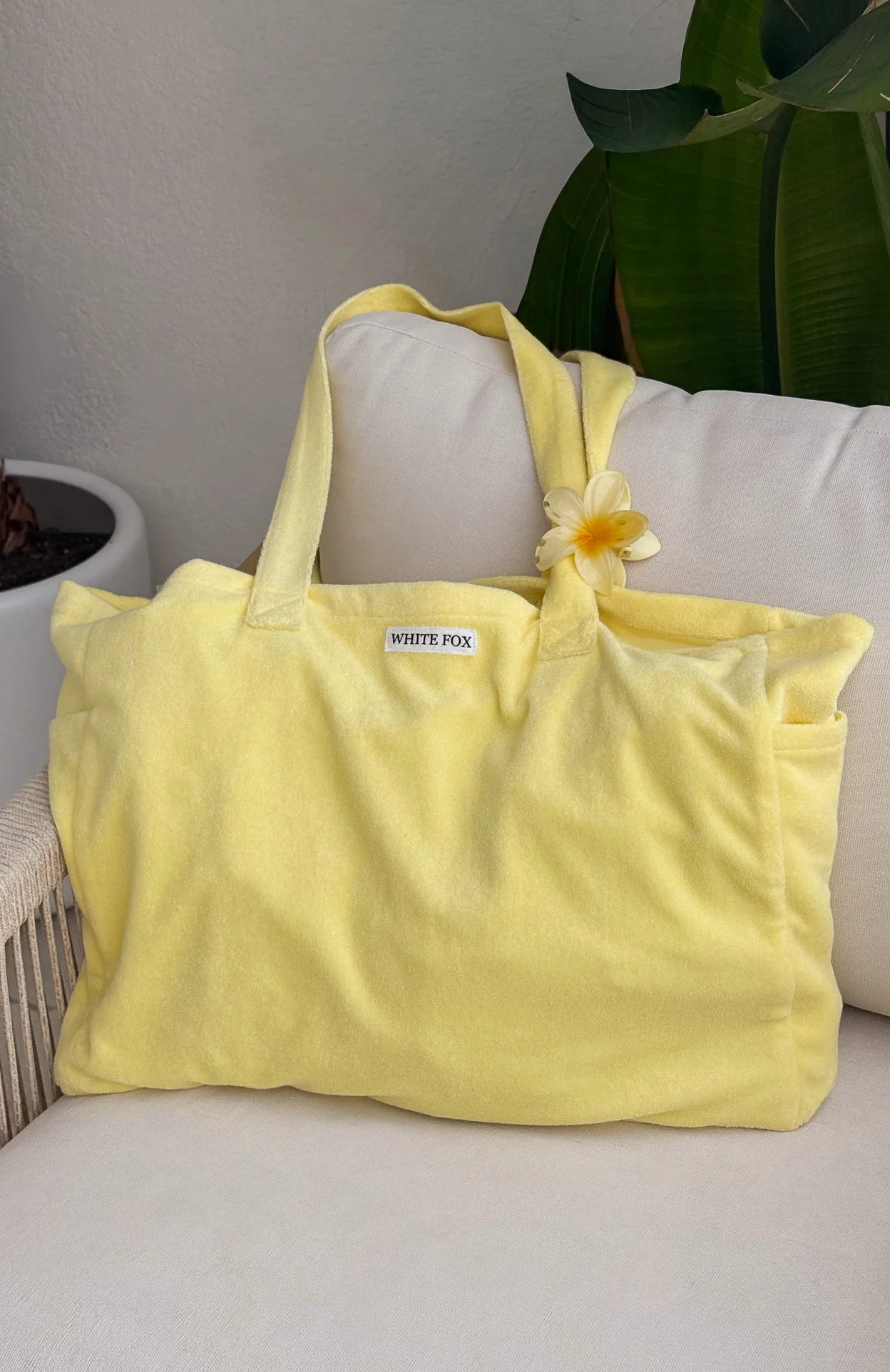 Causing Commotion Terry Tote Lemon
