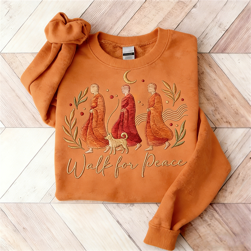 Walk For Peace Mission Journey Washed Sweatshirt
