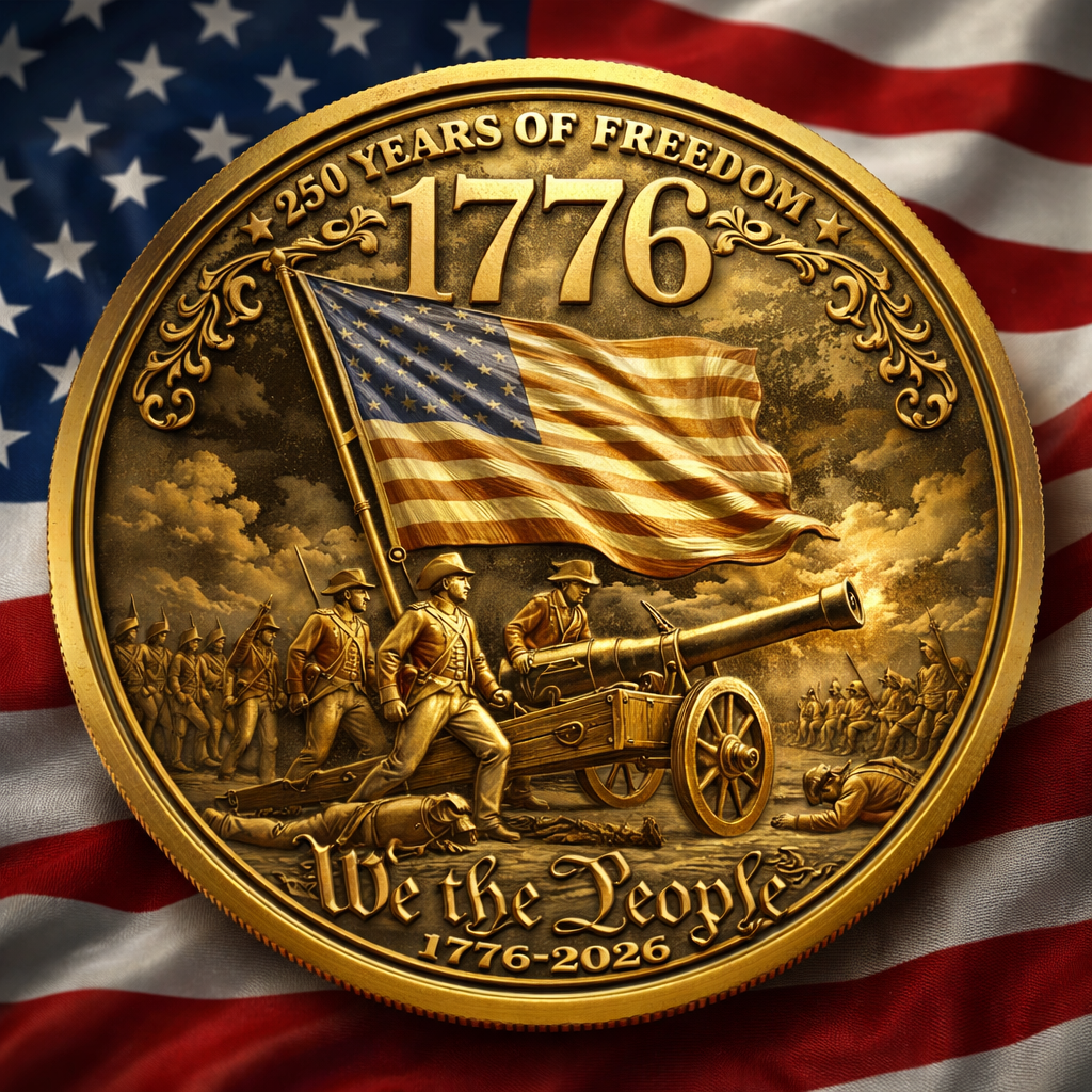 🏆New Year 60% OFF - 🇺🇸✨ 250 Years of Freedom: U.S. Independence Commemorative Coin 🦅🎖️