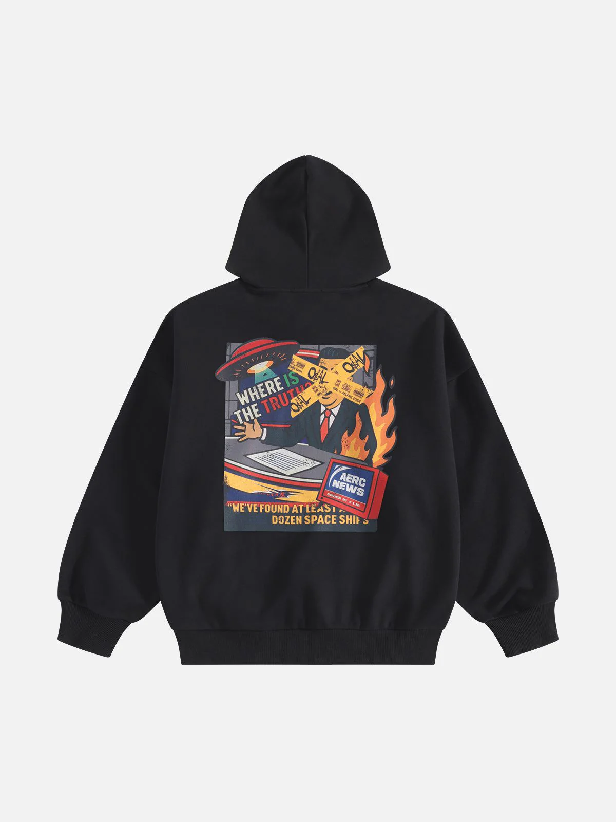 [COMPLEXCON] FAKE NEWS OIAL Tape Hoodie