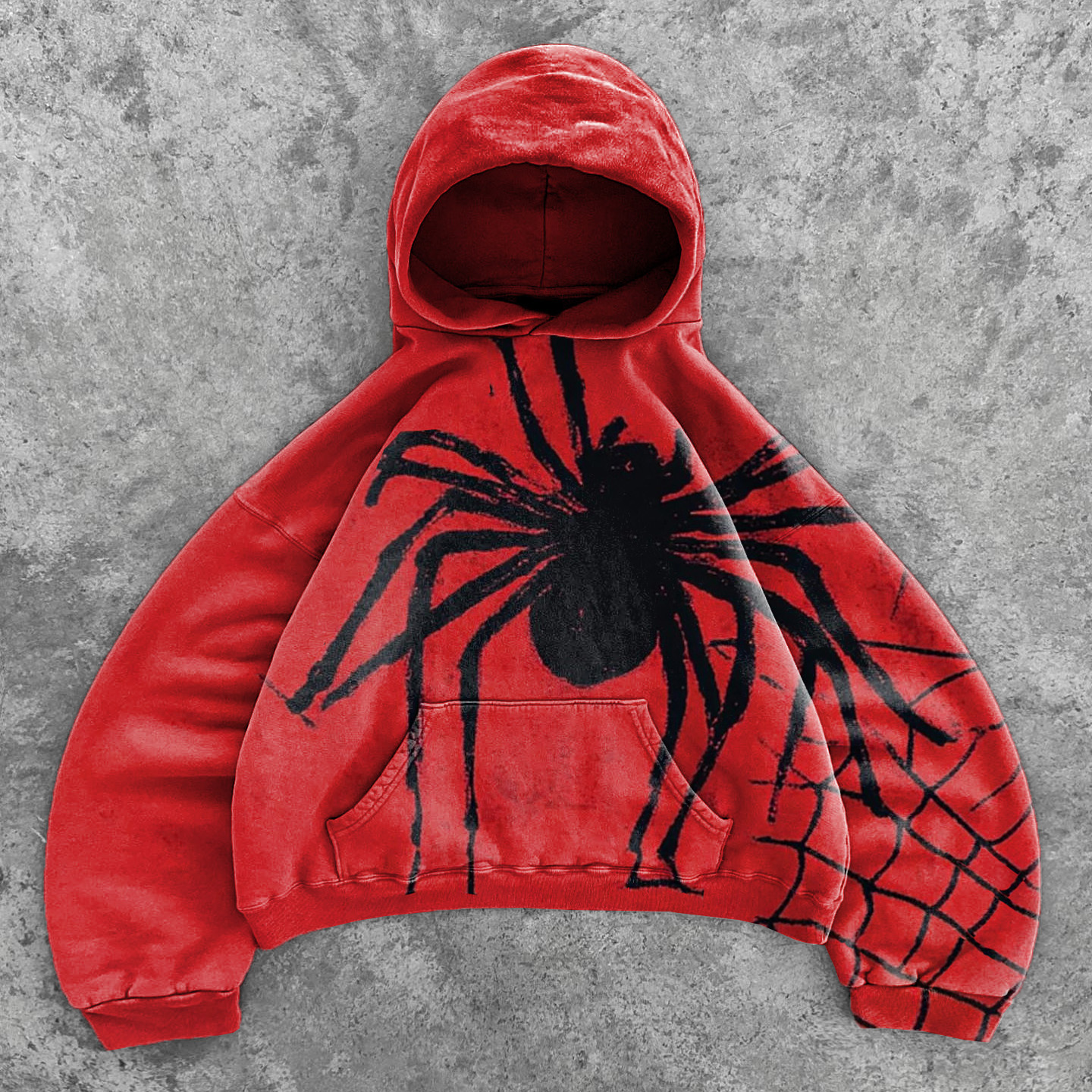 Personalized Spider Print Long Sleeve Hoodies