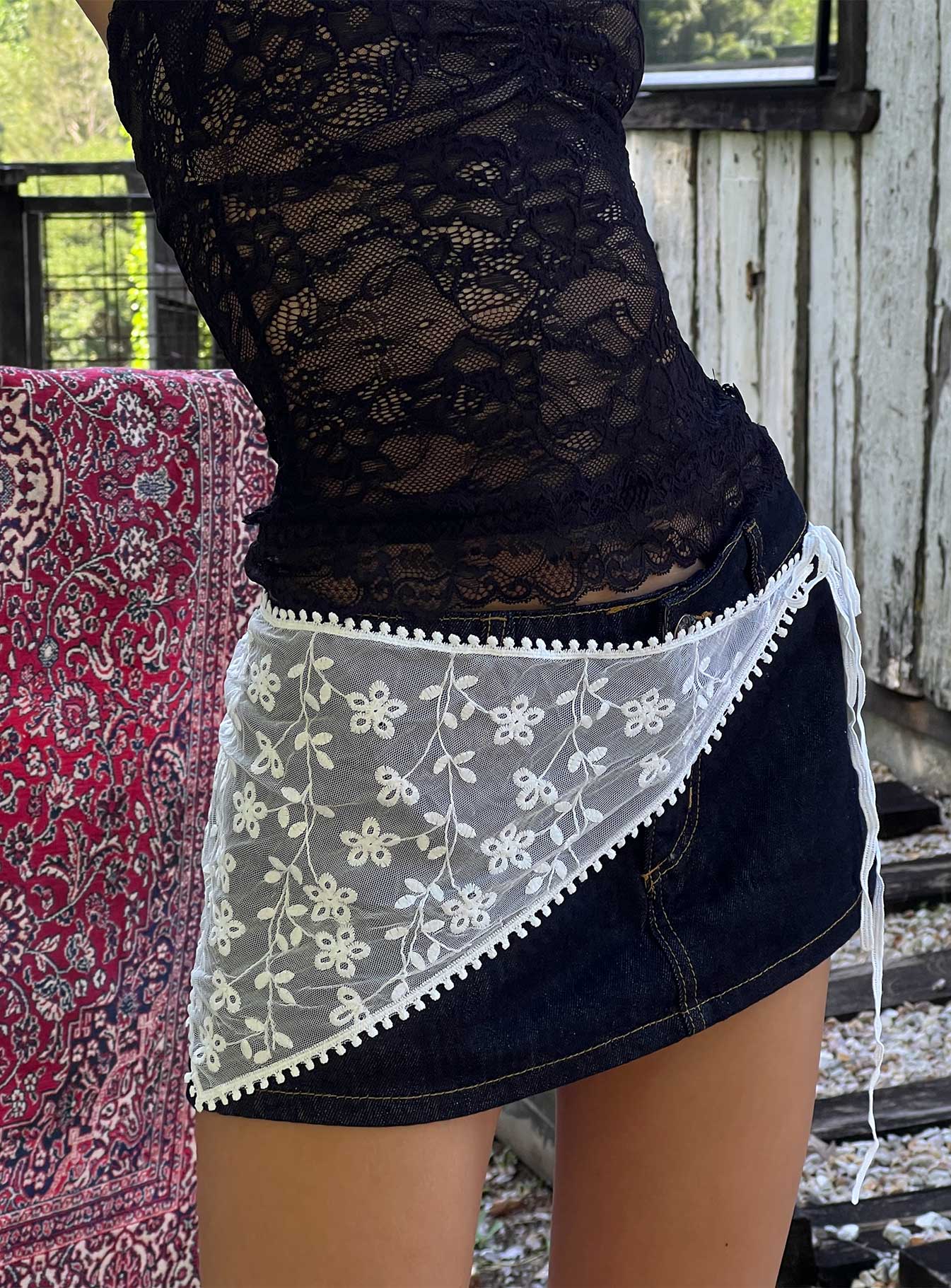 Ex Factor Sheer Head Scarf White