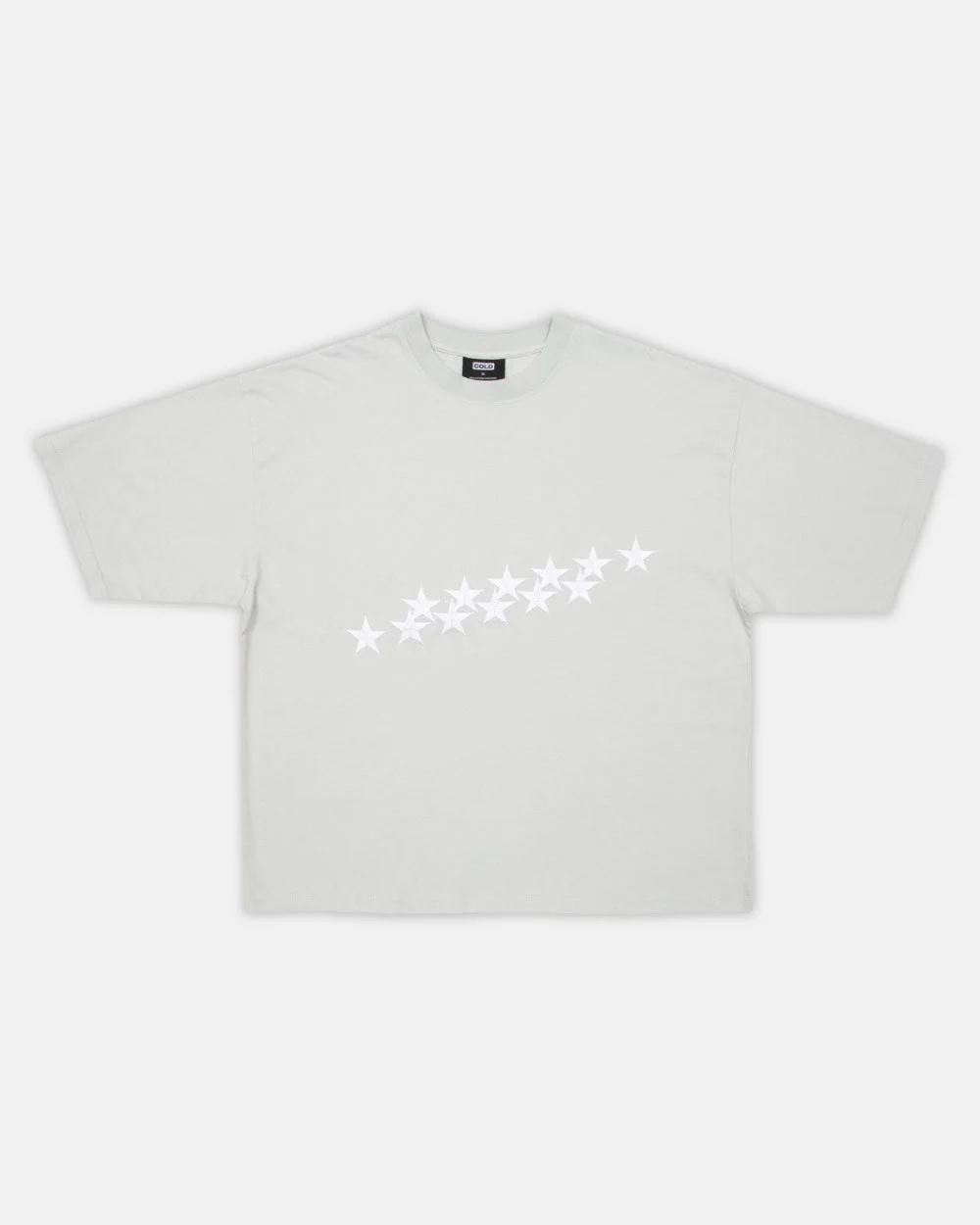 STARS TEE PALE GREY