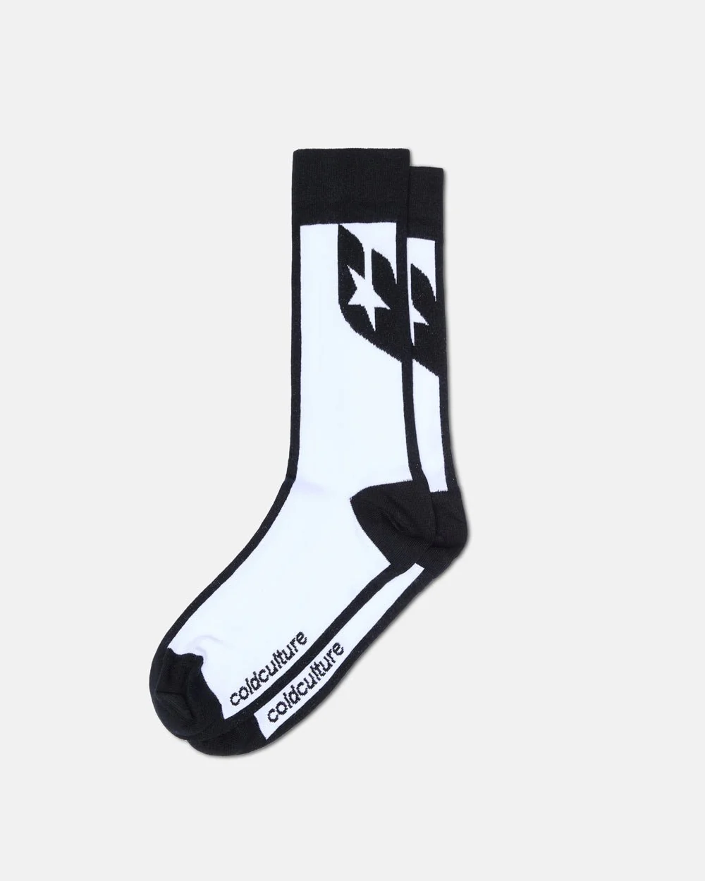 SILHOUETTE SOCKS BLACK/ WHITE