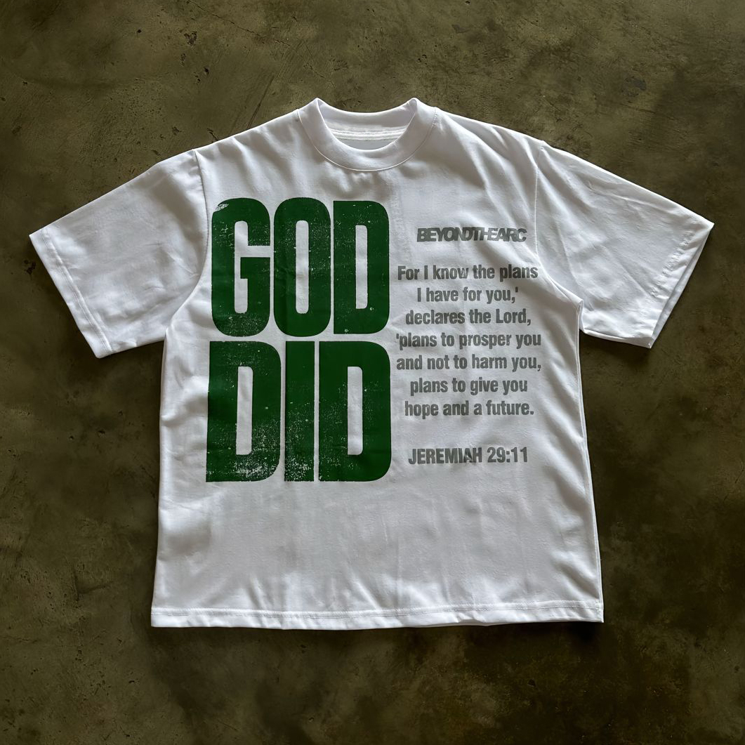 God Did Print Short Sleeve T-Shirt