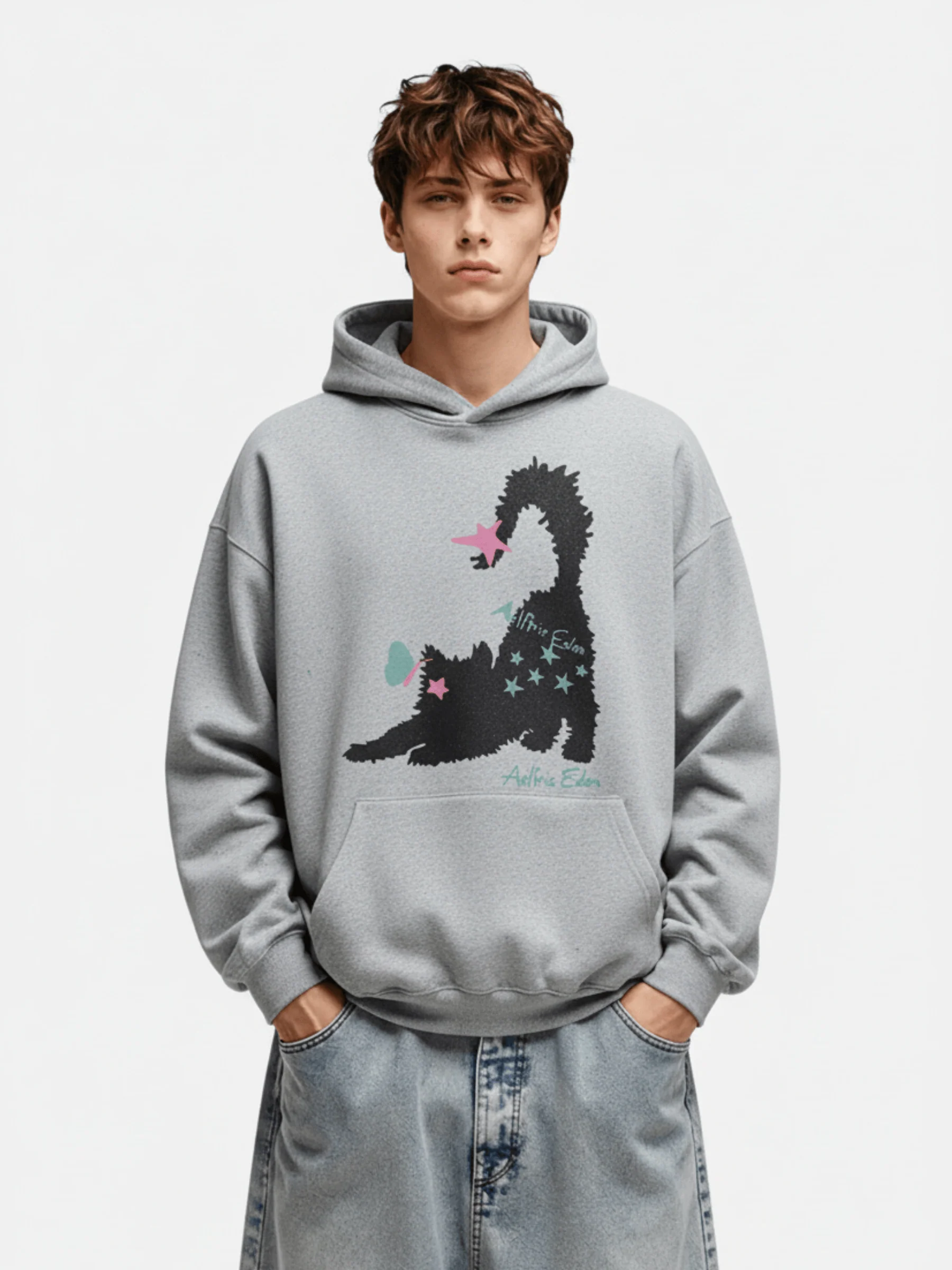 Aelfric Eden Cat Oversized Hoodie