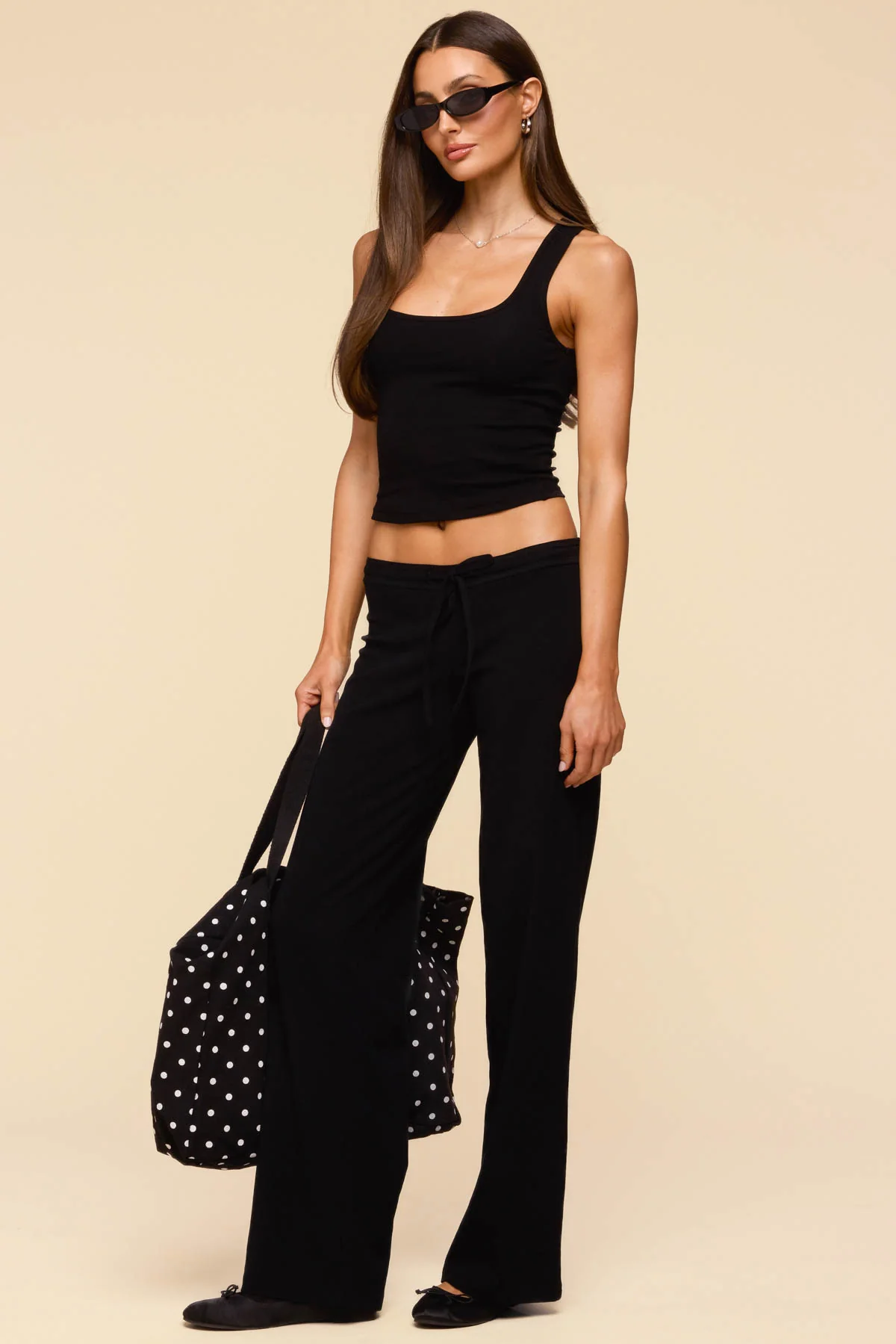 Linda Ribbed Scoop Neck Tank Top