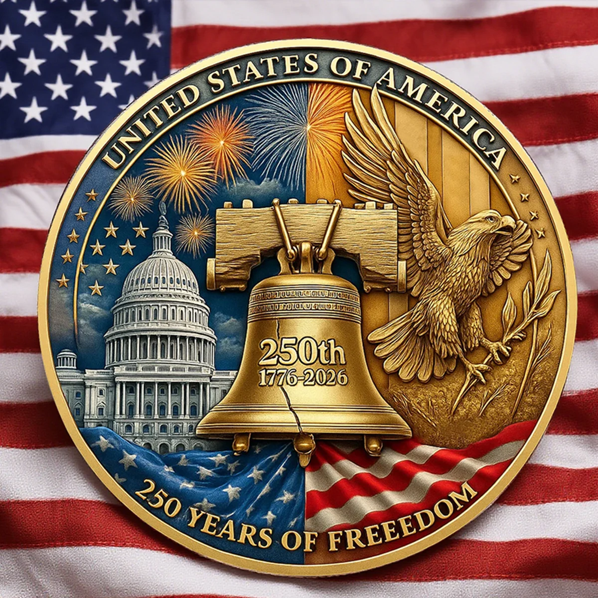 Celebrate the Legacy - Commemorative 250th Anniversary U.S. Coins