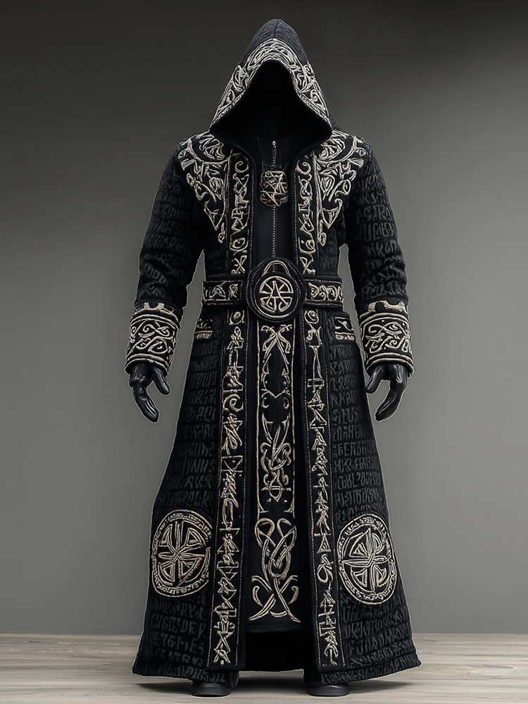 Men's Viking Classic Graphic Hooded Cloak