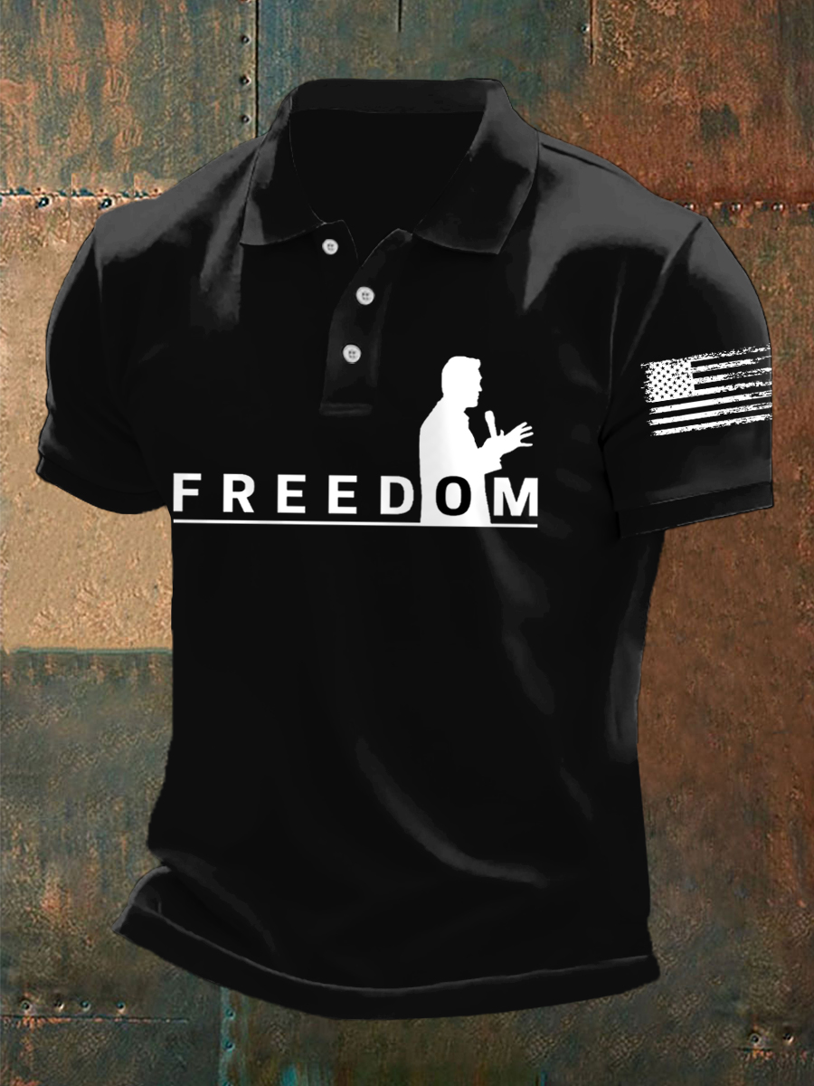 Men's Freedom Print Shirt