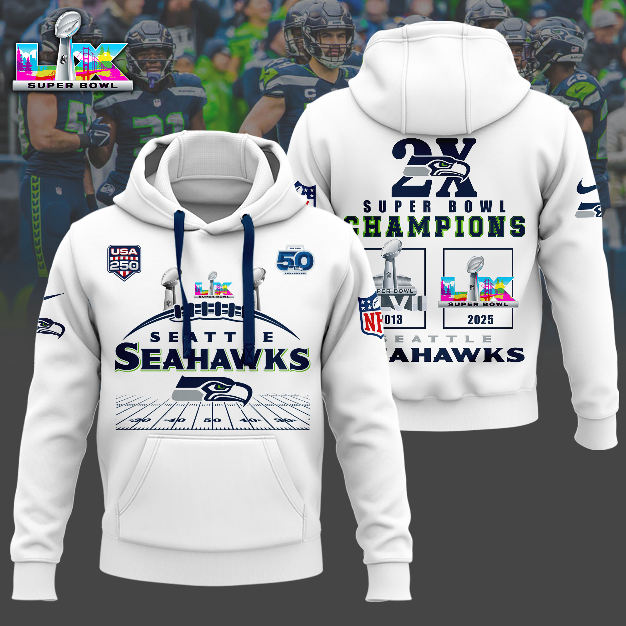 1A1LPC3SEA 3D HOODIE Hoodie