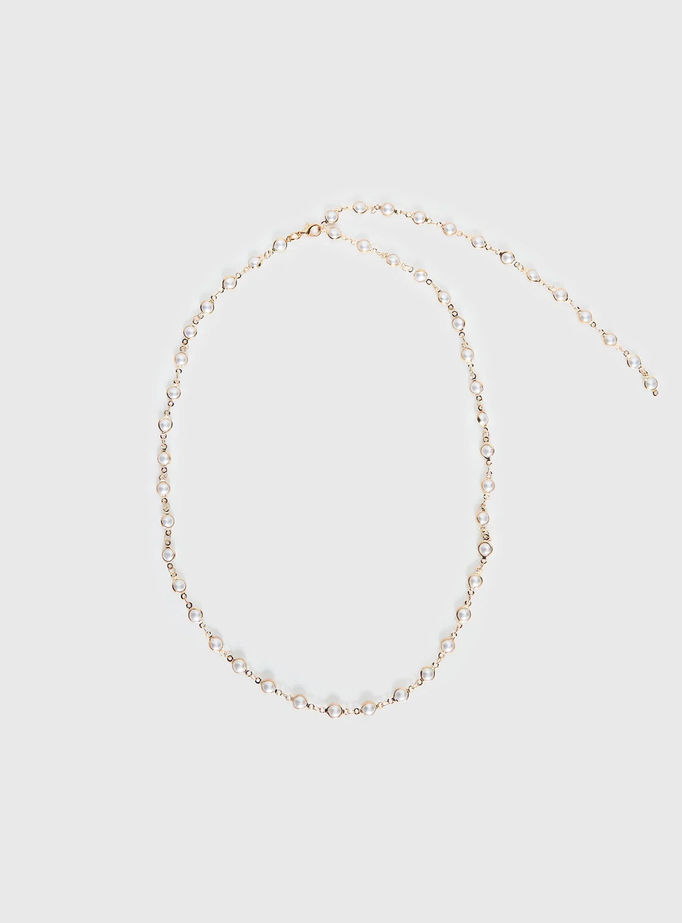 Elenita Long Necklace Gold