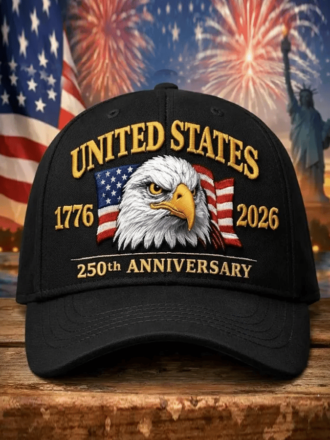 Retro Baseball Cap Commemorating The 250th Anniversary Of The Founding Of The United States