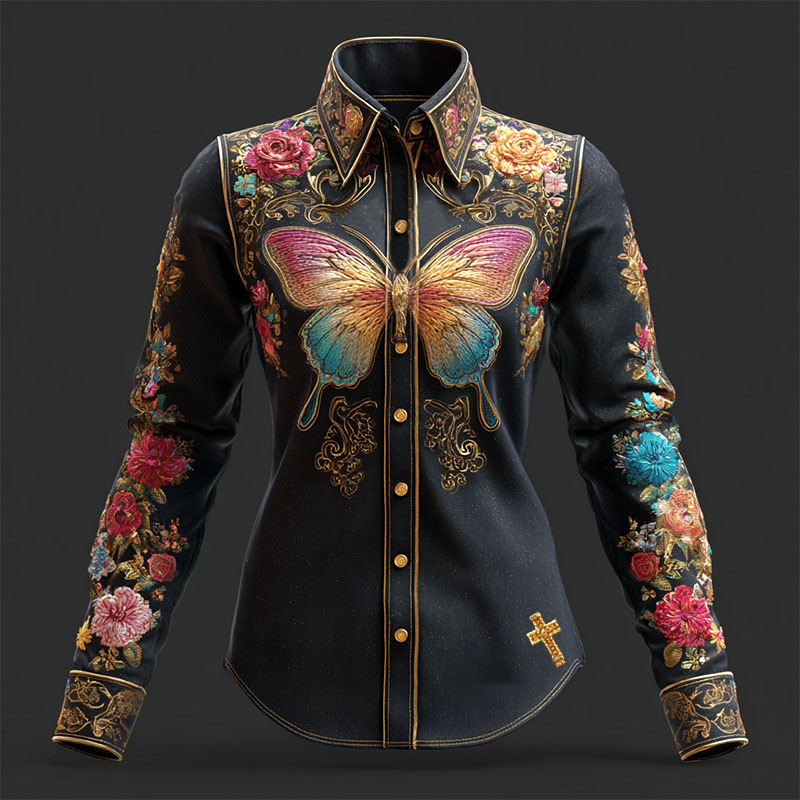 Faith Art Printed Women's Casual Shirt