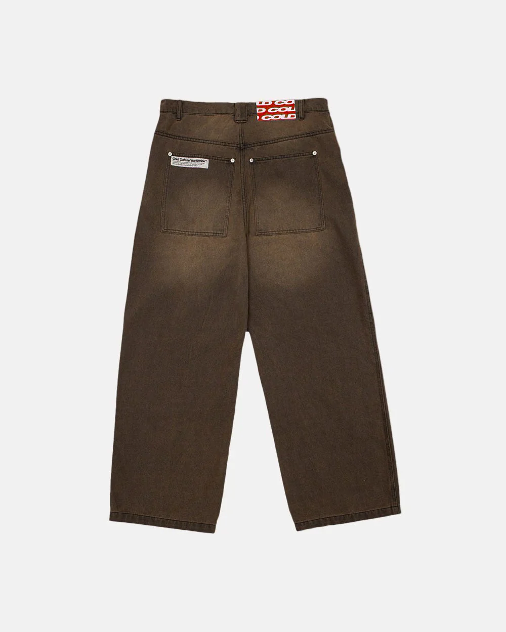 V2 PANTS FADED BROWN DENIM