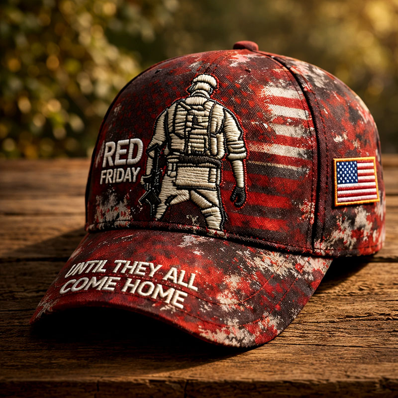 Red Friday Print Hat