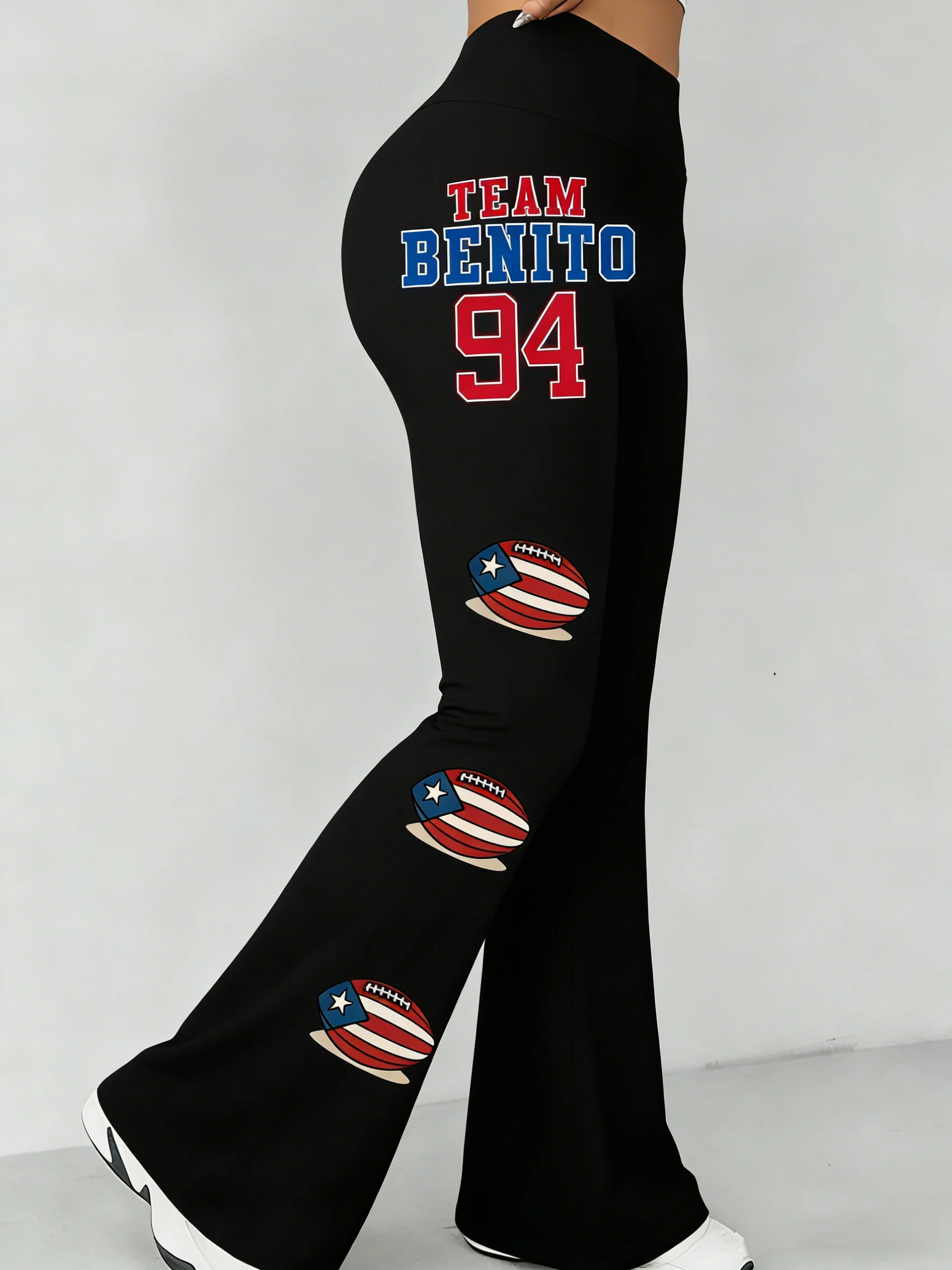 Ladies Puerto Rico Striped ArtBell Bottoms