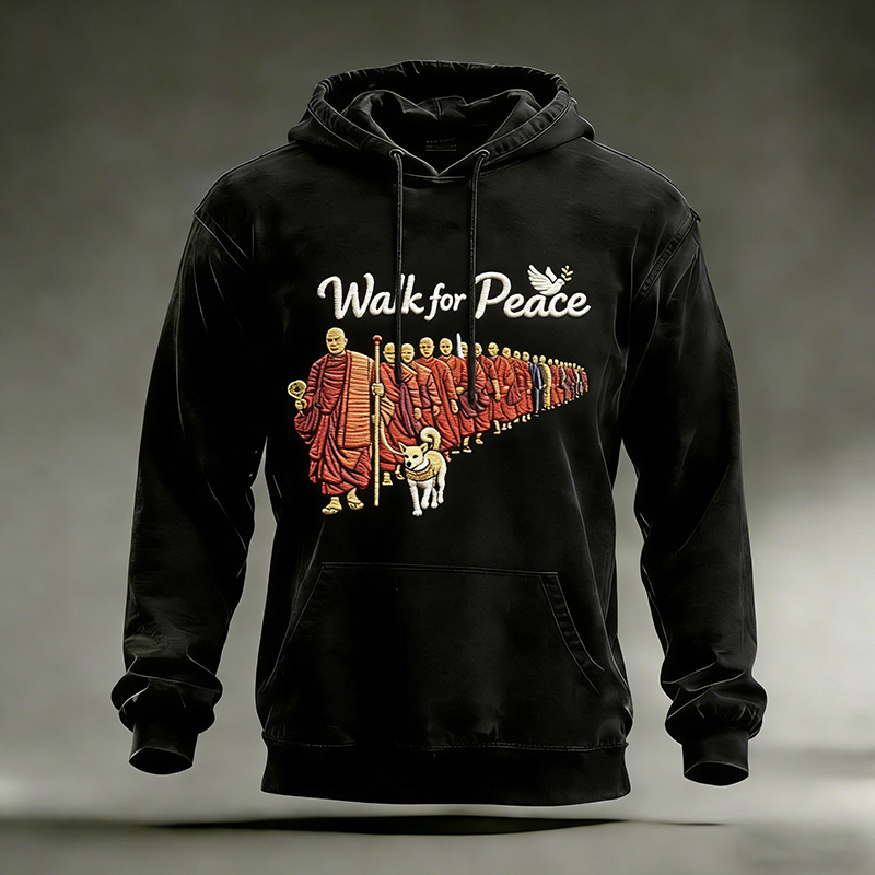 Men's Walk For Peace Art Print Hoodie