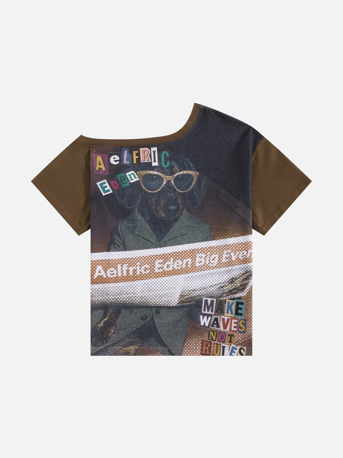 Aelfric Eden Dachshund Off-the-Shoulder Tee