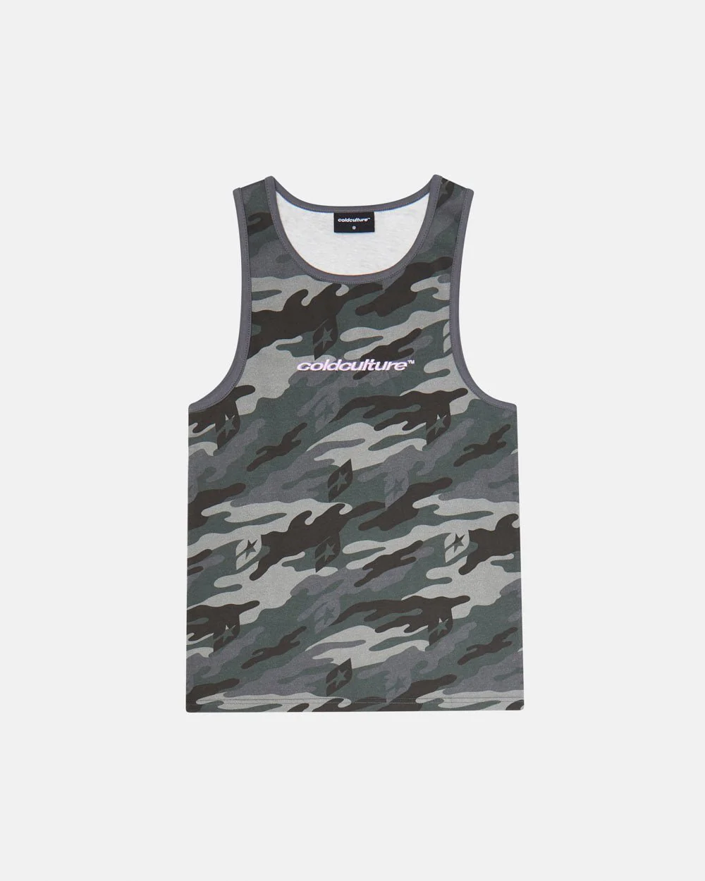 ESSENTIAL TANK TOP CAMO GREY