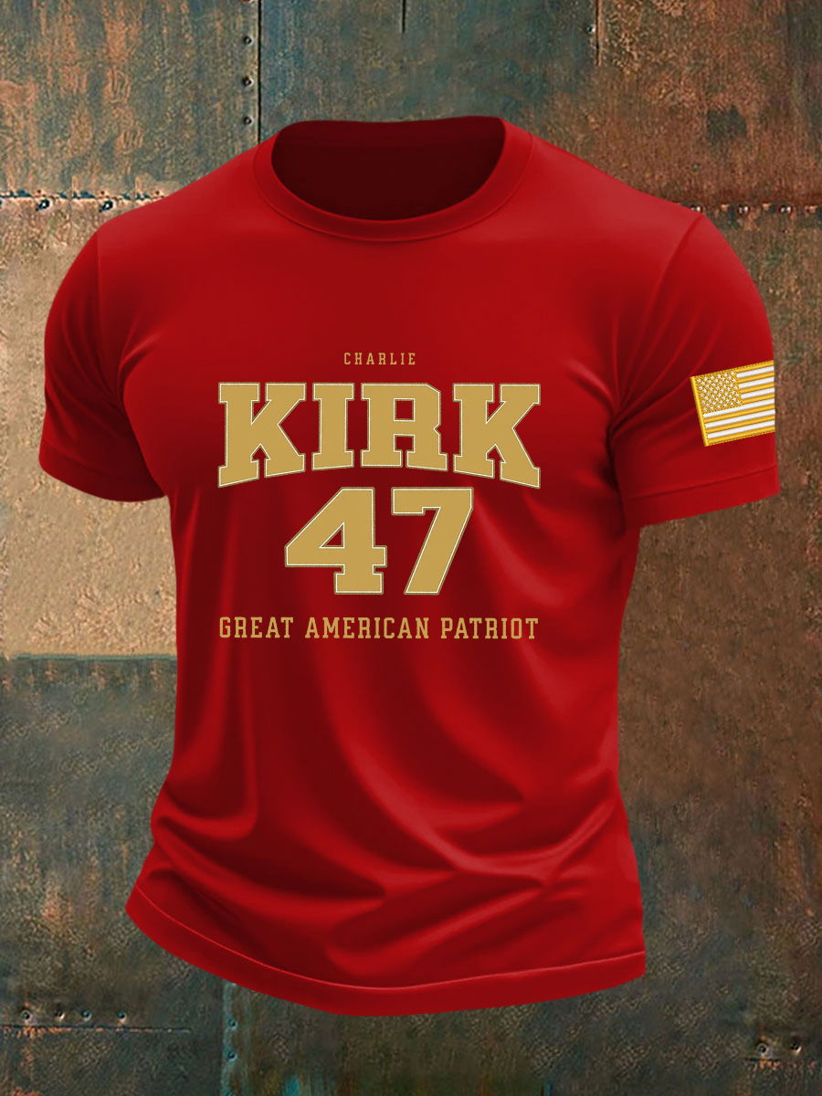 Men's Freedom Is Not Free R.I.P Charlie Kirk Short Sleeve T-shirt