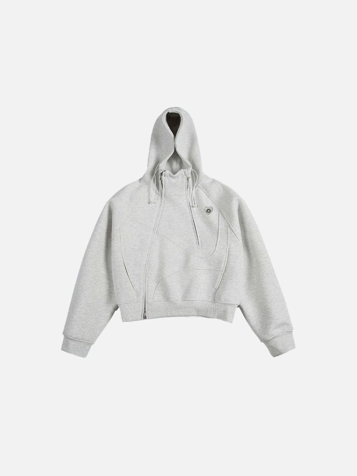Aelfric Eden Boxy Panel Zip Up Hoodie