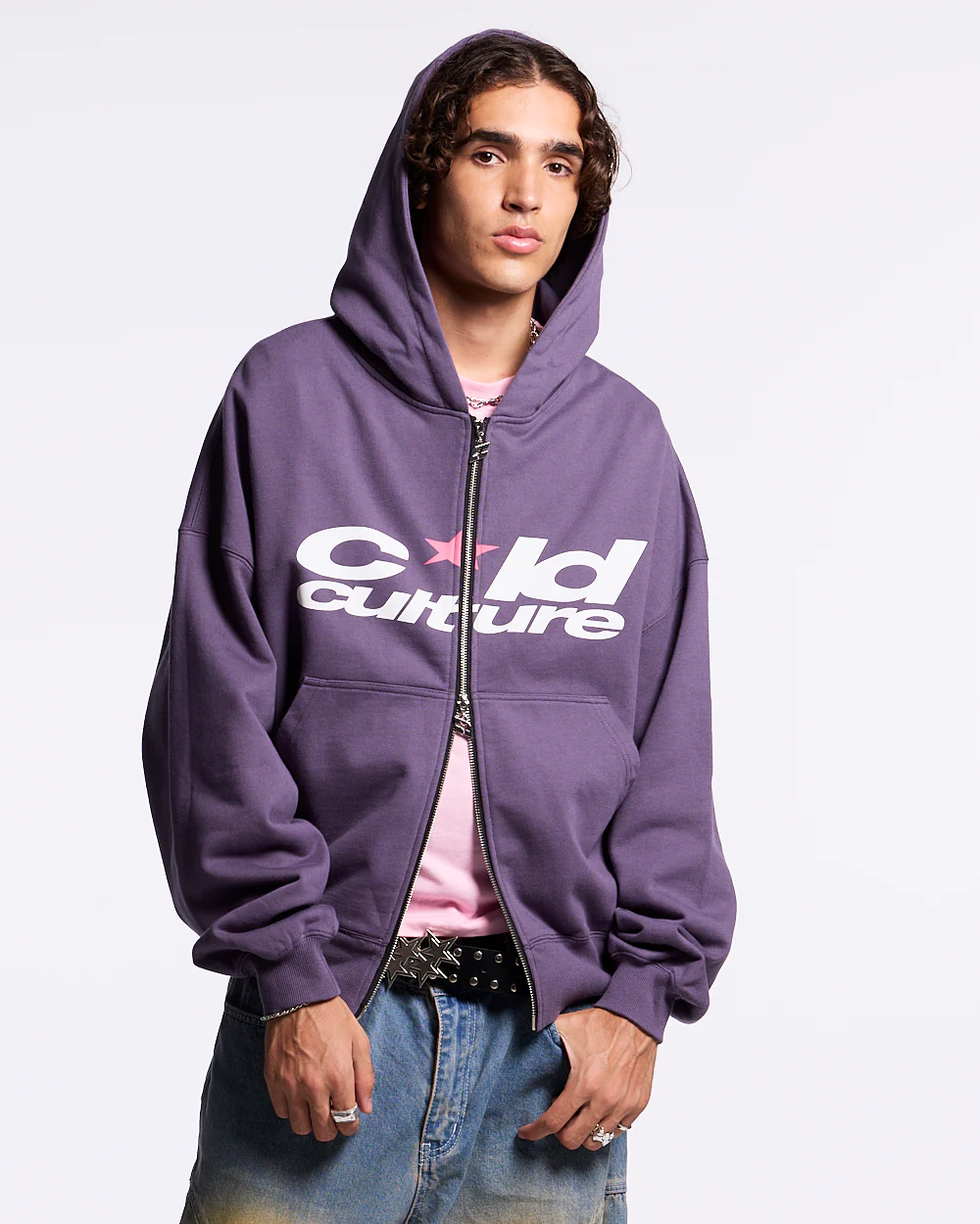 HARPER ZIP HOODIE PURPLE