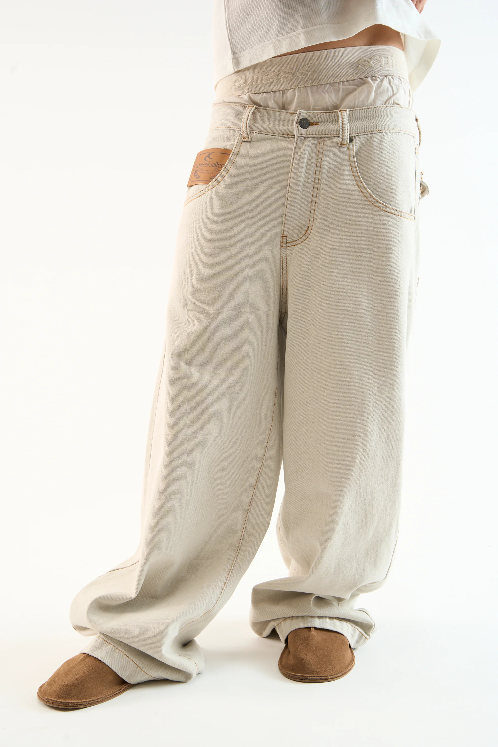 7Pocket Ecru Pants
