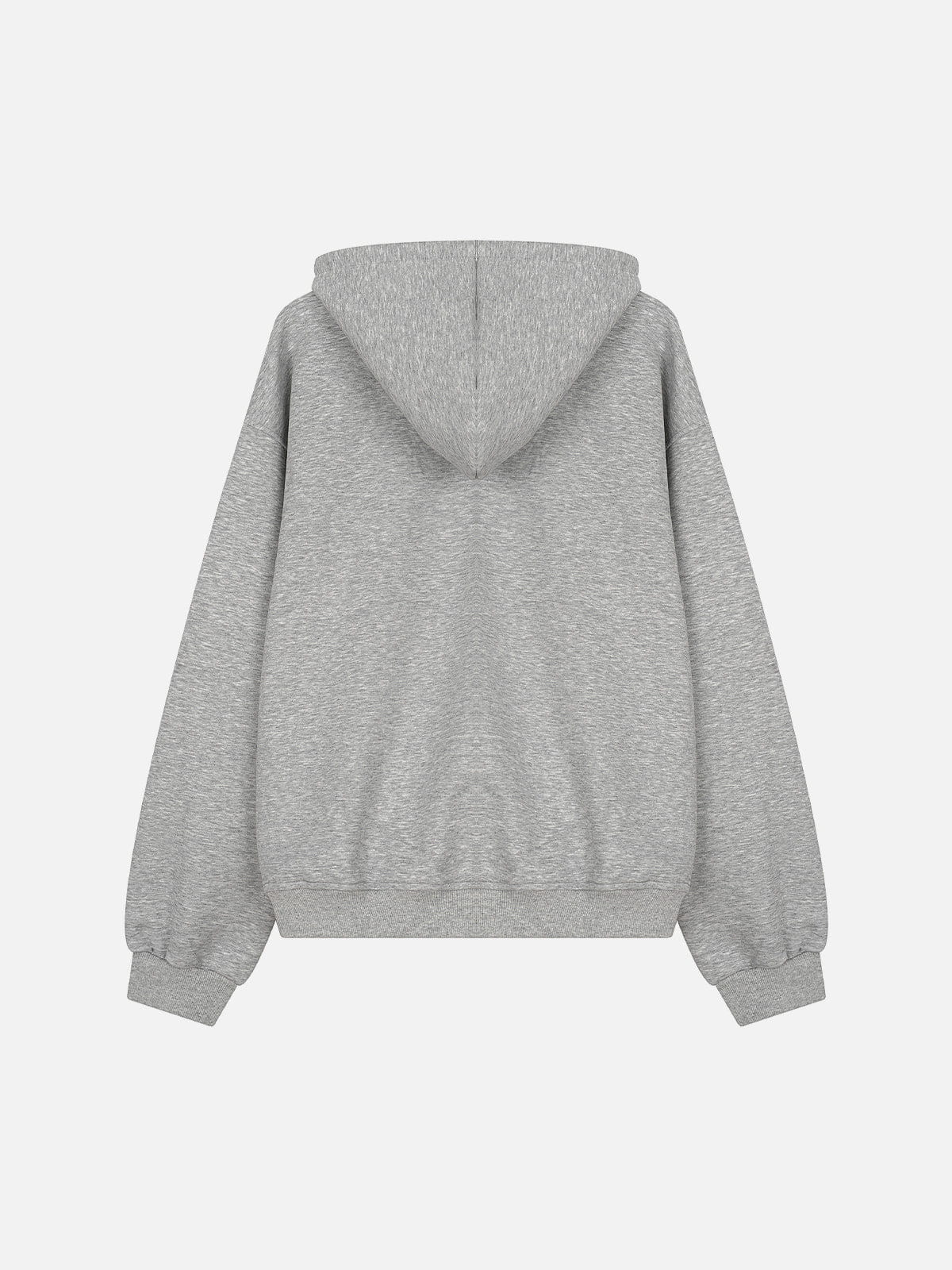 Aelfric Eden Boxy Turquoise Placket Pullover Hoodie