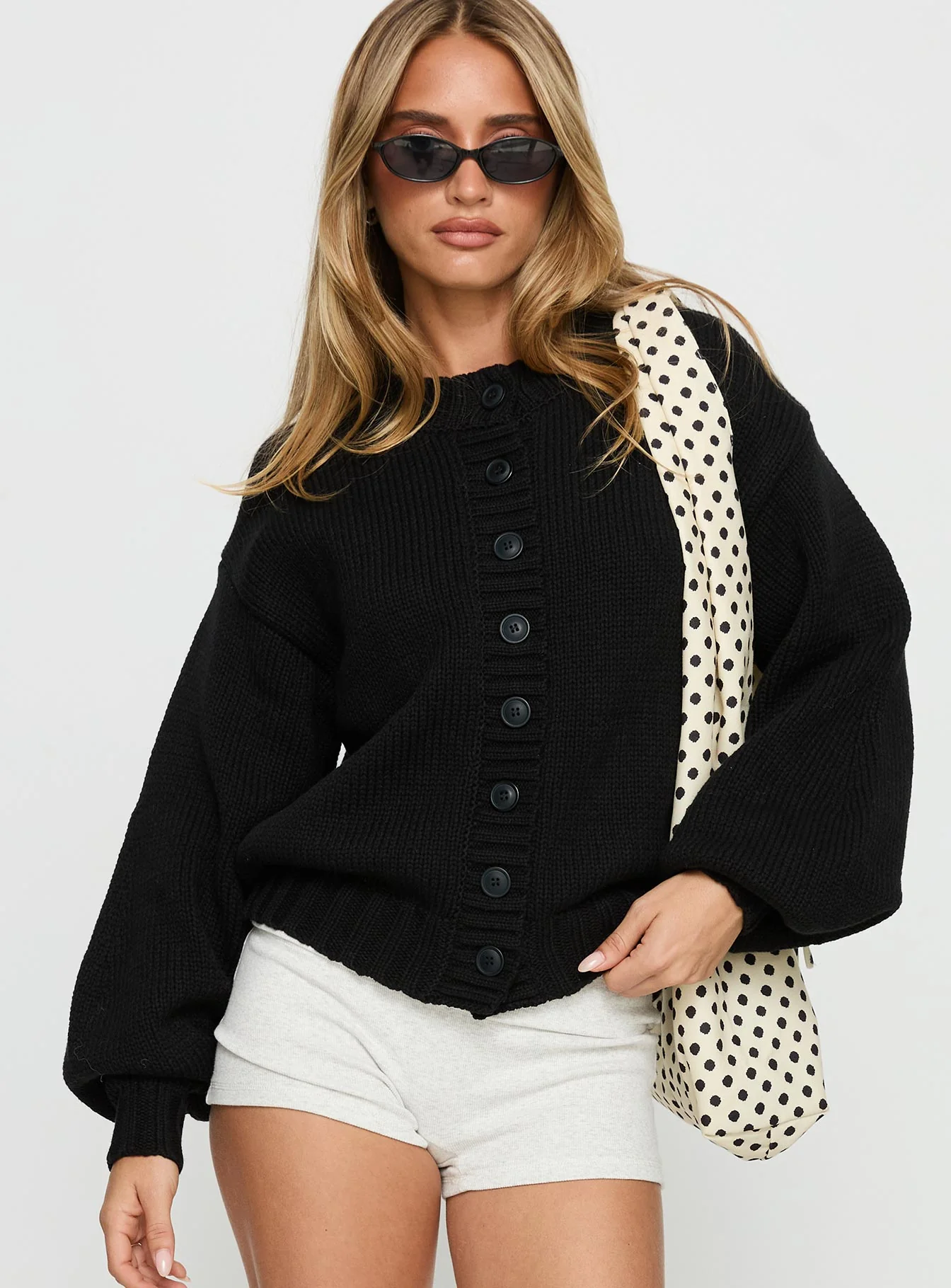 Edern Cardigan Black