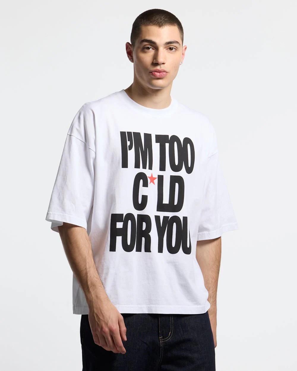 IM TOO COLD TEE WHITE