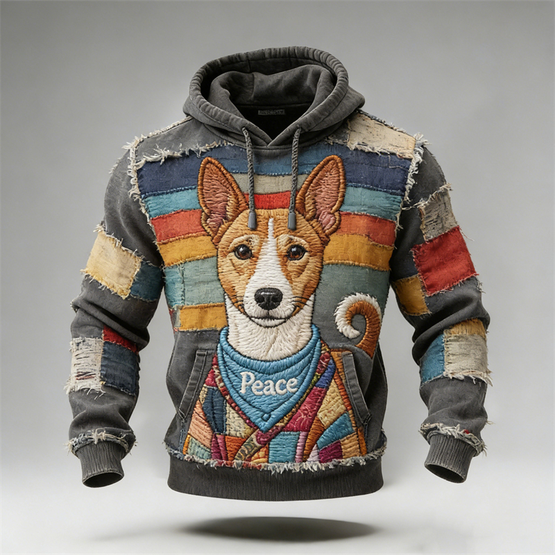 Walk For Peace Aloka Dog Colorblock Hoodie