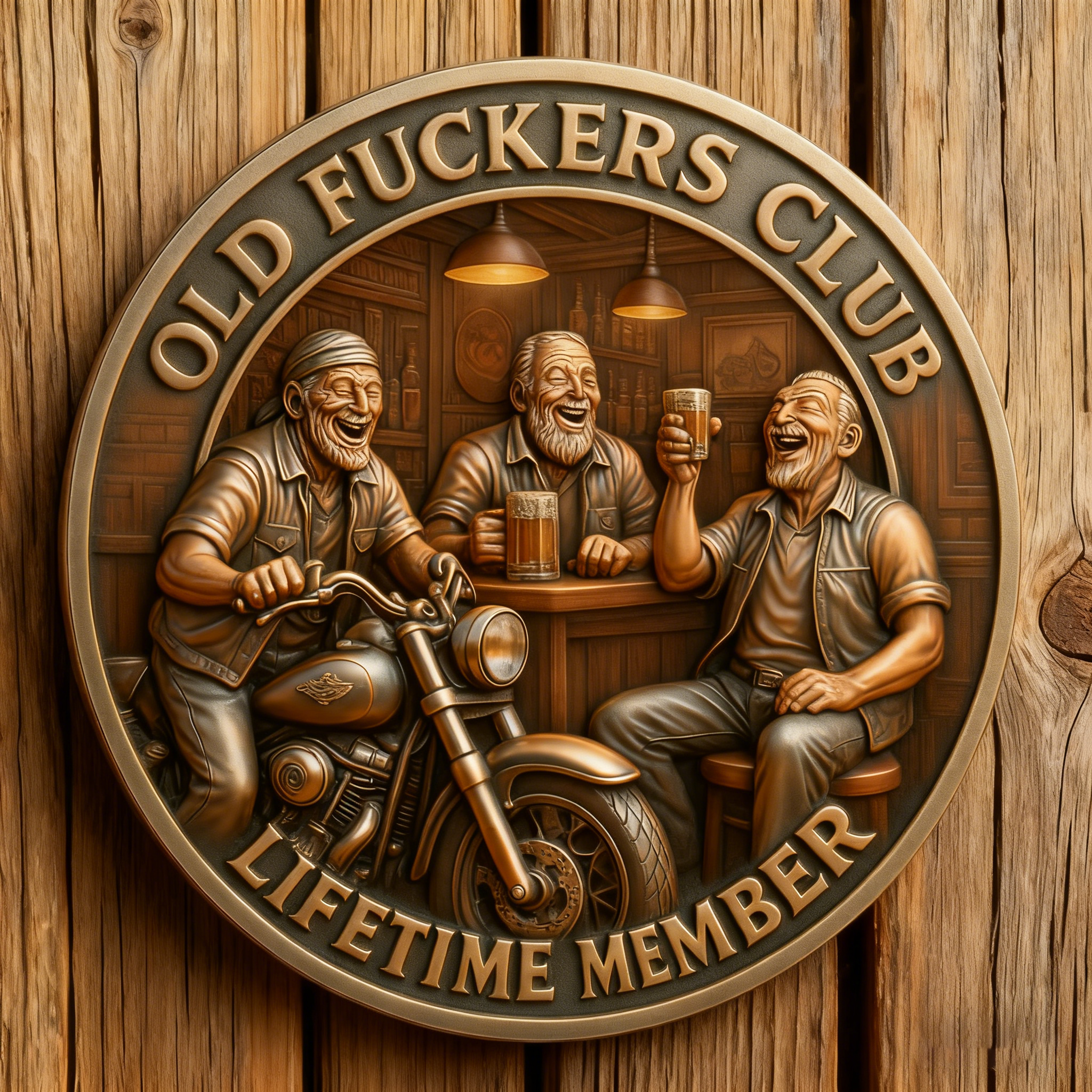 🔥Last Sale 49% OFF -Old F*ckers Club – Lifetime Member Coin