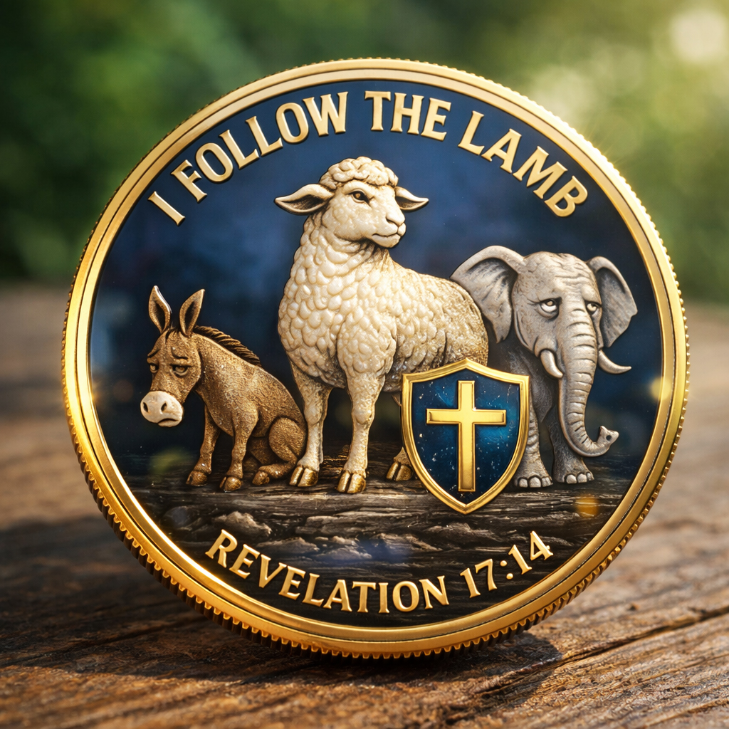 “Follow the Lamb” Christian Commemorative Coin