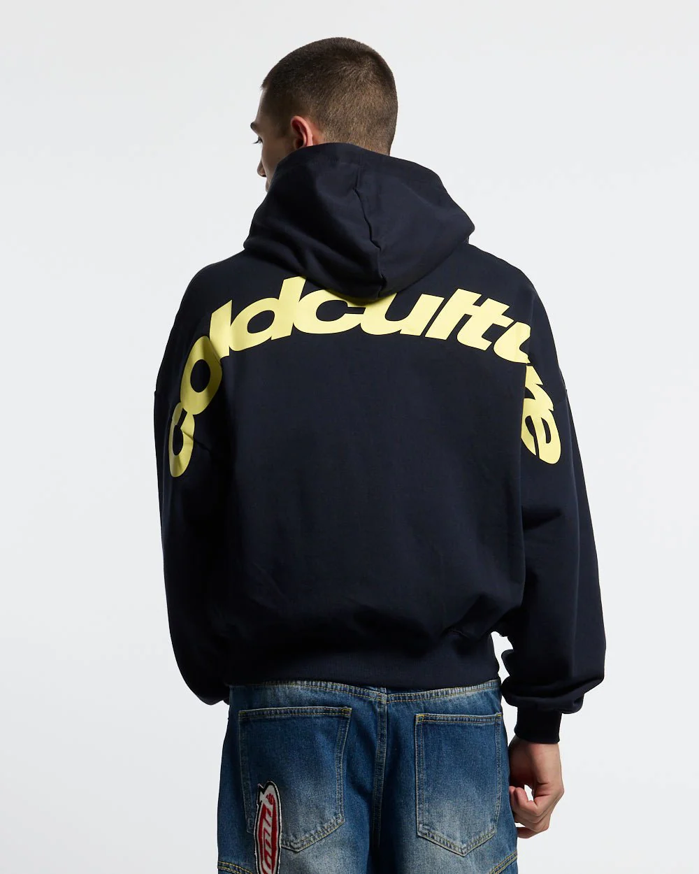 CURVED HOODIE MIDNIGHT BLUE