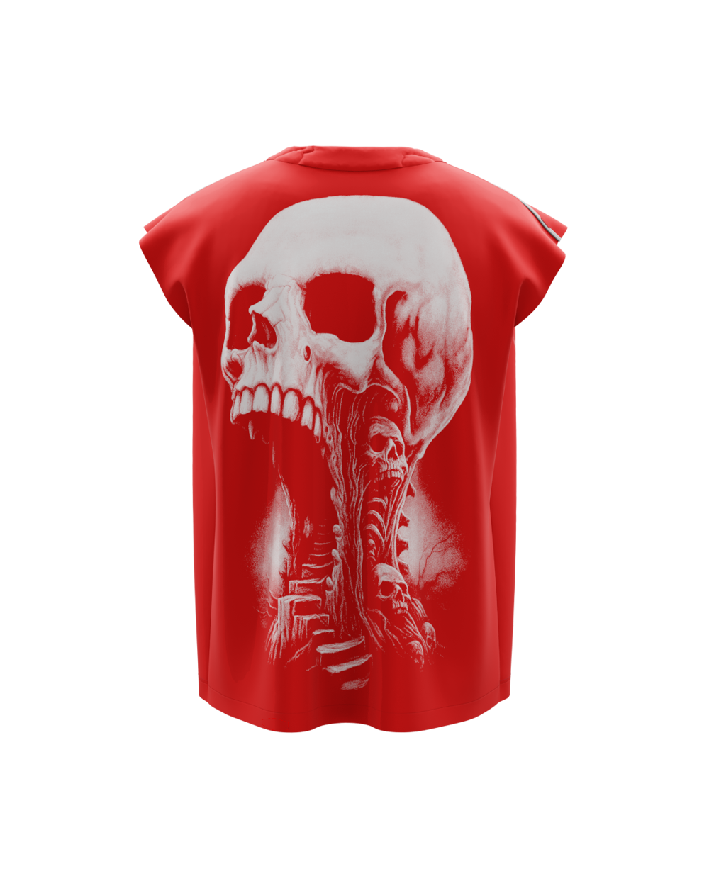 Sinner Red Boxy Unisex Vest